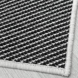 runrug Carpet Runner Rug - Indoor/Outdoor, Reversible, 2mm - 'Coastal' in Black - Size: 60 cm x 390 cm - thumbnail 2