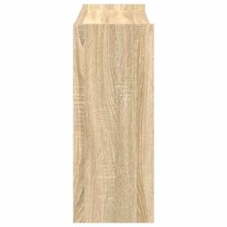 Berkfield Home Shoe Rack Sonoma Oak 80x25x62 cm Engineered Wood in Brown - Size: 80 x 25 x 62 cm - thumbnail 5