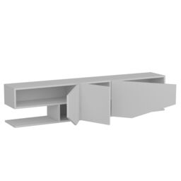 Decorotika Pearl TV Stand TV Unit for TVs up to 71 inch in White - thumbnail 4