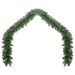 Berkfield Home Christmas Garland PVC 20 m in Green - thumbnail 2