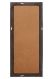 Orsina Champagne Rectangle Wall Mirror, Wooden Frame Mirror With Sleek Finish, Small Mirror For Dressing Area in Silver - thumbnail 3