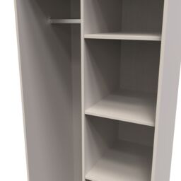 Ready Assembled 2 U Toledo Open Wardrobe (Ready Assembled) in Taupe - thumbnail 5