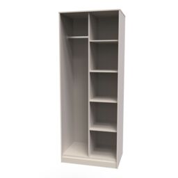 Ready Assembled 2 U Toledo Open Wardrobe (Ready Assembled) in Taupe - thumbnail 3