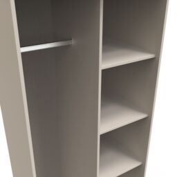 Ready Assembled 2 U Toledo Open Wardrobe (Ready Assembled) in Taupe - thumbnail 4