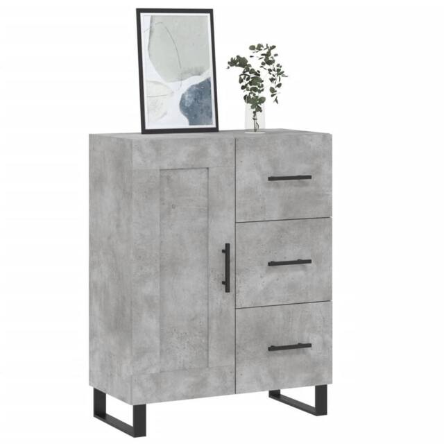 Berkfield Home Sideboard Concrete Grey 69.5x34x90 cm Engineered Wood - image 1