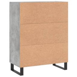 Berkfield Home Sideboard Concrete Grey 69.5x34x90 cm Engineered Wood - thumbnail 8