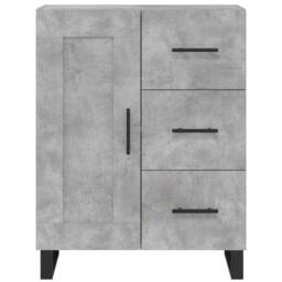 Berkfield Home Sideboard Concrete Grey 69.5x34x90 cm Engineered Wood - thumbnail 5