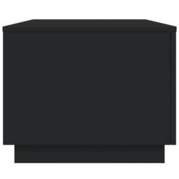 Berkfield Home Coffee Table with LED Lights Black 90x50x40 cm - Size: 90 x 50 x 40 cm - thumbnail 8