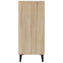 Berkfield Home Sideboard Sonoma Oak 90x34x80 cm Engineered Wood in Brown - Size: 90 x 34 x 80 cm - thumbnail 6