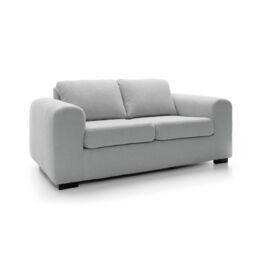Abakus Direct Boston 3 Seater Sofa Basket Weave in Light Grey - thumbnail 3