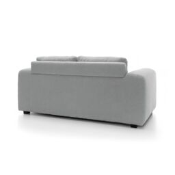 Abakus Direct Boston 3 Seater Sofa Basket Weave in Light Grey - thumbnail 4