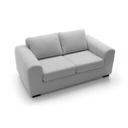 Abakus Direct Boston 3 Seater Sofa Basket Weave in Light Grey - thumbnail 5