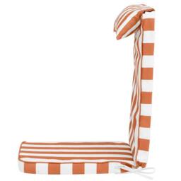 icon High Back Seat Pad Deck Stripe, Cushion, Terracotta - thumbnail 4