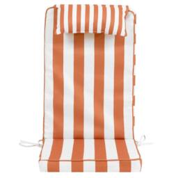 icon High Back Seat Pad Deck Stripe, Cushion, Terracotta - thumbnail 3