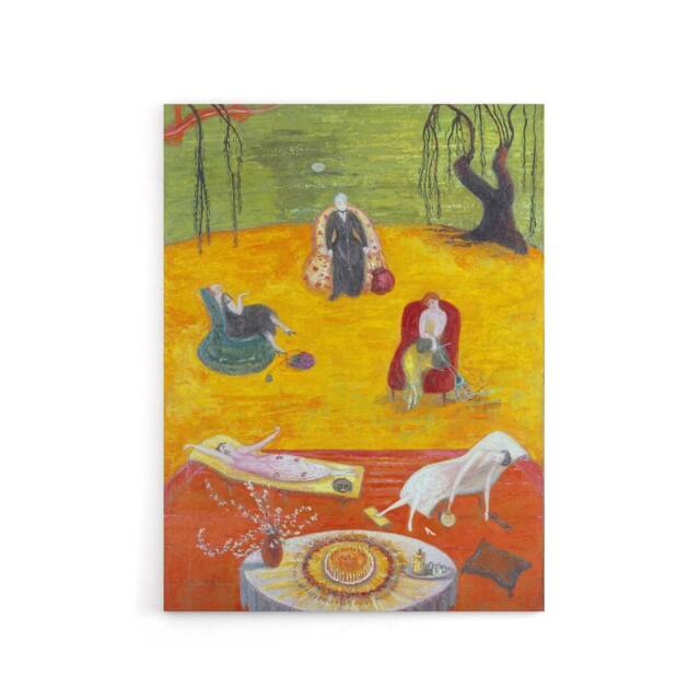 "Artery8 Florine Stettheimer Heat Canvas Wall Art Print - Size: W18"" x H24""" - image 1