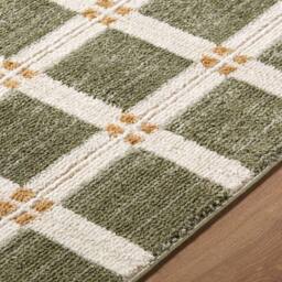 Livabliss La Luna-Modern Brown Off-White Grey Green Graphic Living Dining Rug - Size: 200 cm x 275 cm - thumbnail 6