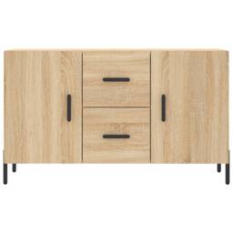Berkfield Home Sideboard Sonoma Oak 100x36x60 cm Engineered Wood in Brown - Size: 100 x 36 x 60 cm - thumbnail 6