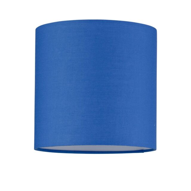 First Choice Lighting Royal Blue Textured Cotton 17cm Table Lamp Shade - image 1