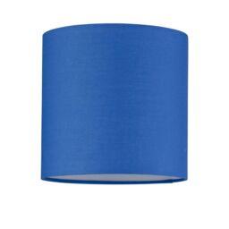 First Choice Lighting Royal Blue Textured Cotton 17cm Table Lamp Shade - thumbnail 1