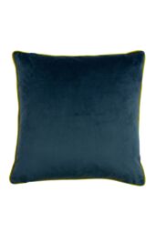 Paoletti Arboretum World Trees Embroidered Cushion in Blue - Size: 50 cm x 50 cm - thumbnail 2