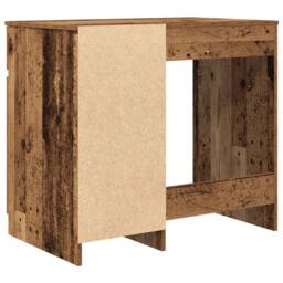 Berkfield Home Desk Old Wood 86x49x76 cm Engineered Wood in Brown - Size: 86 x 49 x 76 cm - thumbnail 8