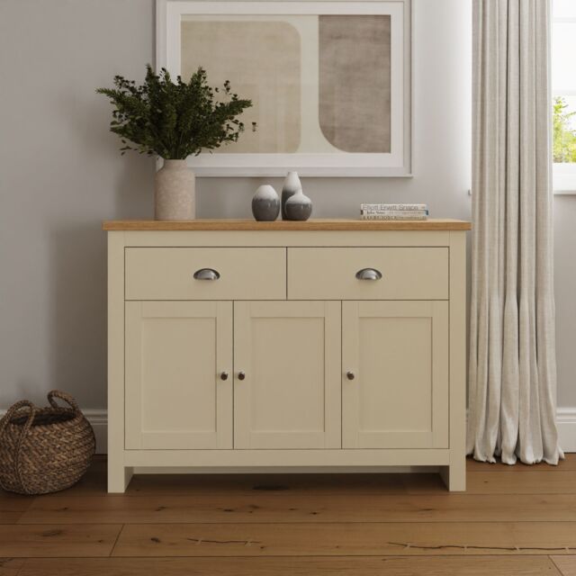 GFW Lancaster Large Sideboard in Cream - image 1