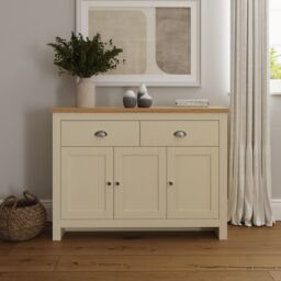 GFW Lancaster Large Sideboard in Cream