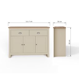 GFW Lancaster Large Sideboard in Cream - thumbnail 8