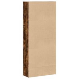 Berkfield Home Classic Book Cabinet Smoked Oak 80x30x189 cm Engineered Wood in Brown - Size: 80 x 30 x 189 cm - thumbnail 6
