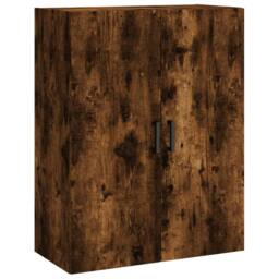 Berkfield Home Highboard Smoked Oak 69.5x34x180 cm Engineered Wood in Brown - thumbnail 5