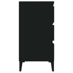 Berkfield Home Sideboard Black 60x35x70 cm Engineered Wood - Size: 60 x 35 x 70 cm - thumbnail 6
