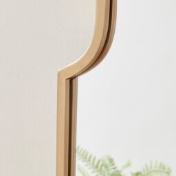 FurnitureboxUK Hima Metal Framed Moroccan Arch Glam Wall Mirror in Gold - thumbnail 4