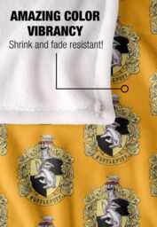 Harry Potter Hufflepuff Crest 2 Officially Licensed Silky Touch Super Soft Throw Blanket 152x127 cm in White - thumbnail 4