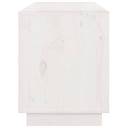 Berkfield Home TV Cabinet White 176x37x47.5 cm Solid Wood Pine - thumbnail 7