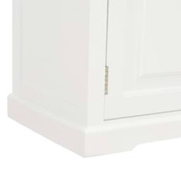 Berkfield Home TV Cabinet White 90x30x40 cm Wood - Size: 90 x 30 x 40 cm - thumbnail 7