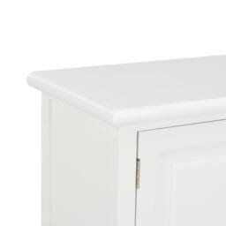 Berkfield Home TV Cabinet White 90x30x40 cm Wood - Size: 90 x 30 x 40 cm - thumbnail 6