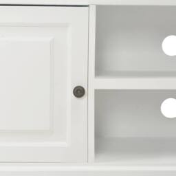 Berkfield Home TV Cabinet White 90x30x40 cm Wood - Size: 90 x 30 x 40 cm - thumbnail 8