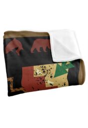 JQ Licensing Southwest Moose 2 Silky Touch Super Soft Throw Blanket 152 X 127 cm in White - thumbnail 3
