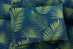 Rapport Home Tropical Palma Floral Microfibre Duvet Cover Set with Pillowcase in Green - Size: King - thumbnail 2