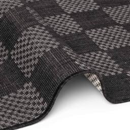 Ted Baker Flatweave Dorothy Indoor Outdoor Rug Checkerboard Design in Black - Size: 200 cm x 300 cm - thumbnail 5