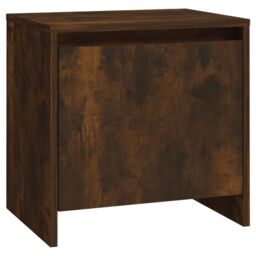 Berkfield Home Bedside Cabinets 2 pcs Smoked Oak 45x34x44.5 cm Engineered Wood in Brown - thumbnail 5