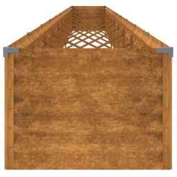 Berkfield Home Garden Raised Bed 960x50x36 cm Corten Steel in Brown - Size: 960 x 50 x 36 cm - thumbnail 5