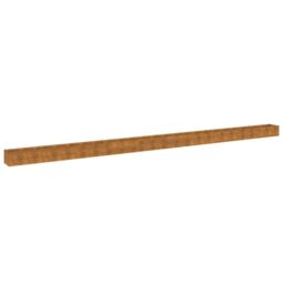 Berkfield Home Garden Raised Bed 960x50x36 cm Corten Steel in Brown - Size: 960 x 50 x 36 cm - thumbnail 2
