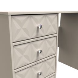 Ready Assembled 2 U Toledo 4 Drawer Vanity (Ready Assembled) in Taupe - thumbnail 4