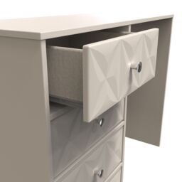 Ready Assembled 2 U Toledo 4 Drawer Vanity (Ready Assembled) in Taupe - thumbnail 5