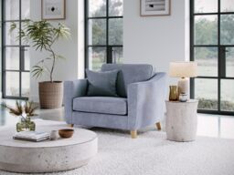 Jackson Snuggle Chair City Fine Blue