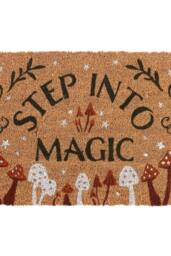 KDMD Woodland Mushroom Doormat - Step Into Magic Indoor Welcome Rug in Brown - Size: Medium - thumbnail 3