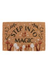KDMD Woodland Mushroom Doormat - Step Into Magic Indoor Welcome Rug in Brown - Size: Medium - thumbnail 2