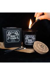 KDMD Snake Venom Dark Opium Candle in Black - thumbnail 6