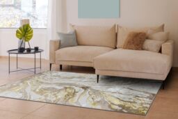RugsX Bliss Rug in Gold - Size: 160 cm x 220 cm - thumbnail 5